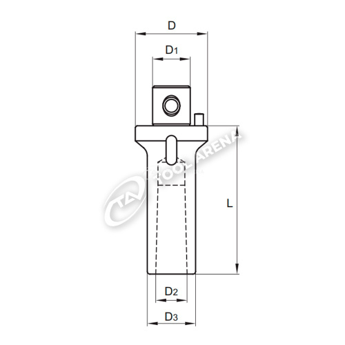 Переходник , типоразмер 42, для инструмента с хвостовиком  Морзе 2, ADM 042 CM2 фото